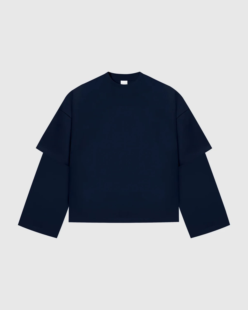 Double Longsleeve Tee — Navy