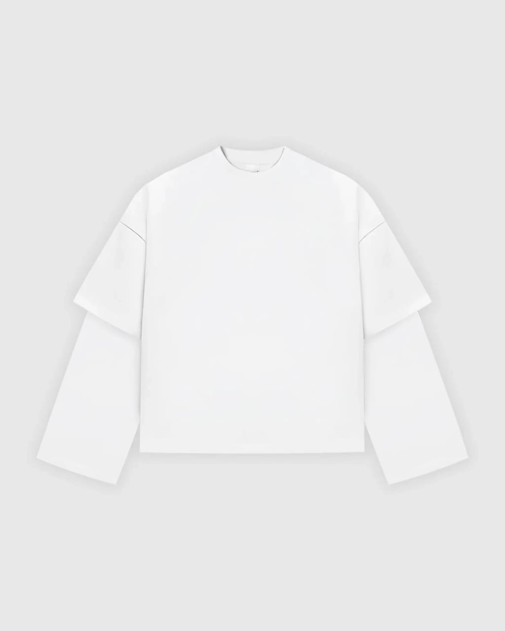Double Longsleeve Tee — White